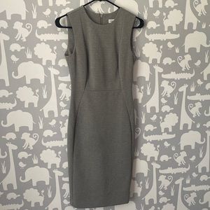 Gray Calvin Klein Work Dress